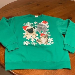 Jerzees large Christmas sweatshirt